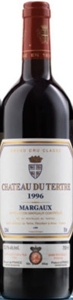 Château Du Tertre 1996, Ac Margaux, Grand Cru Classé Bottle