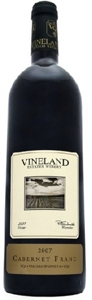 Vineland Estates Cabernet Franc 2007, Niagara Peninsula Bottle