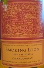 Smoking Loon Chardonnay 2006, California Bottle