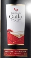 E & J Gallo Family Cabernet Sauvignon 2006, California Bottle