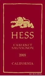 Hess Select Cabernet Sauvignon 2005, California Bottle