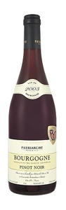 Patriarche Pinot Noir Bourgogne 2007, Ac Bottle