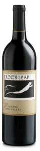 Frog's Leap Zinfandel 2007, Napa Valley Bottle