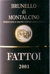Fattoi Brunello Di Montalcino 2004 Bottle