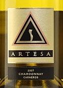 Artesa Chardonnay 2007 Bottle