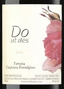 Fattoria Carpineta Fontalpino Do Ut Des 2006 Bottle