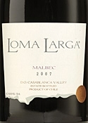 Loma Larga Malbec 2007 Bottle