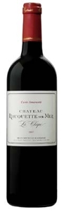 Château Rouquette Sur Mer Cuvée Amarante 2007, Ac Côteaux Du Languedoc La Clape Bottle