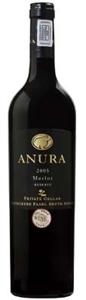 Anura Reserve Merlot 2005, Wo Coastal Region Bottle