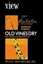 Maleta Winery 2007 View Old Vines Dry Sparkling Bottle
