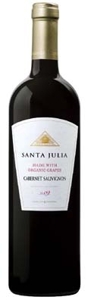 Santa Julia Cabernet Sauvignon 2009, Mendoza, Made With Organic Grapes Bottle