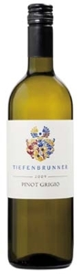 Tiefenbrunner Pinot Grigio 2009, Doc Südtirol Alto Adige Bottle