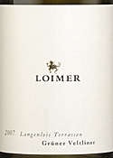 Loimer Langenlois Terrassen Grüner Veltliner 2007, Kamptal Bottle