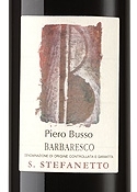 Piero Busso Santo Stefanetto Barbaresco 2004, Docg, Estate Btld. Bottle