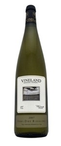 Vineland Estates Riesling Semi Dry VQA 2008, Niagara Peninsula Bottle