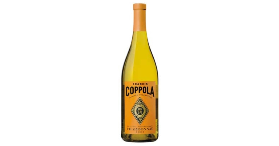 coppola wine gold bottle