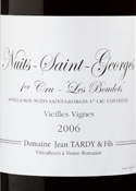 Domaine Jean Tardy & Fils Les Boudots 1er Cru 2006, Nuits-Saint-Georges Bottle