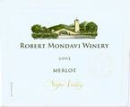 Robert Mondavi Winery Napa Valley 2005 Bottle
