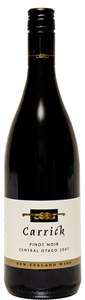 Carrick Pinot Noir 2007, Central Otago, South Island Bottle