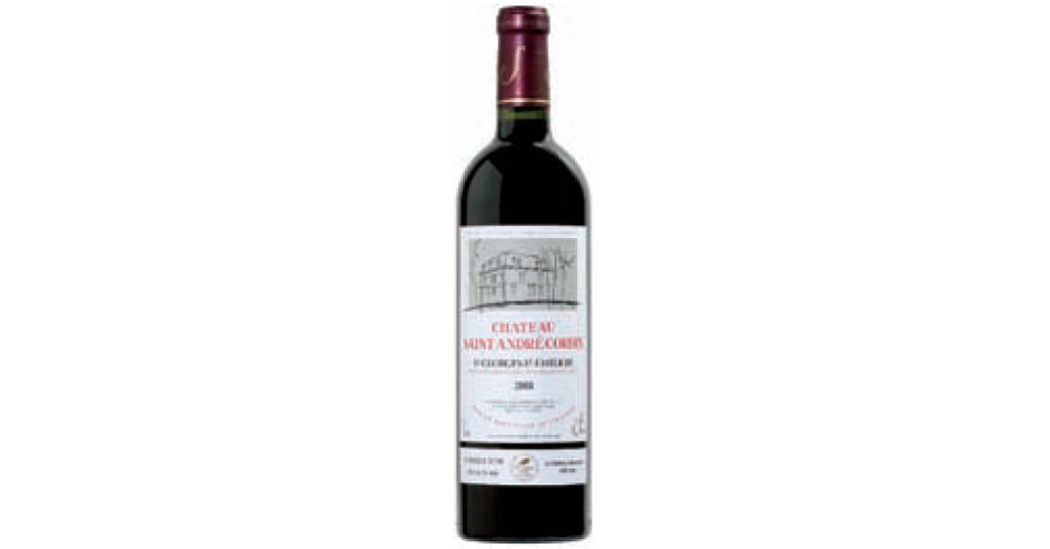Château Saint André Corbin 2008 Expert wine ratings and wine reviews