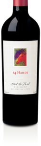 14 Hands Hot To Trot Red 2008, Washington State Bottle