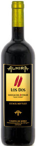 Almira Los Dos Old Vines Grenache/Syrah 2009, Do Campo De Borja Bottle
