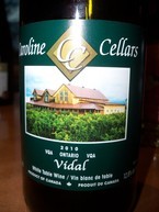 Caroline Cellars 2010 Vidal 2010 Bottle