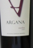 Argana Merlot 2007, Mendoza Bottle