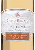 Attems Cupra Ramato Pinot Grigio 2010, Igt Venezia Giulia Bottle