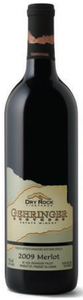 Gehringer Brothers Dry Rock Vineyards Merlot 2009, VQA Okanagan Valley Bottle