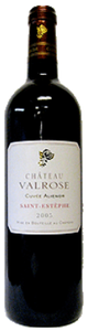 Château Valrose Cuvée Alienor 2005, Ac St Estèphe Bottle