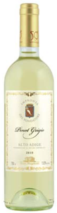 Santa Margherita Impronta Del Fondatore Pinot Grigio 2010, Doc Alto Adige Bottle