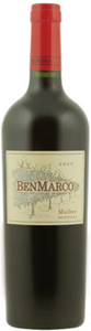 Benmarco Malbec 2009, Mendoza Bottle