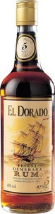 El Dorado 5 Year Old Rum, Guyana Bottle