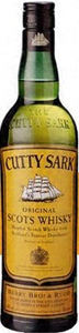Cutty Sark Scotch Whisky Bottle