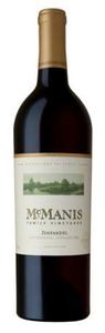 Mcmanis Family Vineyards Zinfandel 2010, California Bottle