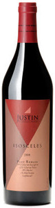 Justin Vineyards Isosceles 2008, Paso Robles, Unfiltered Bottle