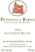 Peninsula Ridge Sauvignon Blanc 2010, Niagara Peninsula Bottle