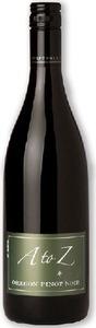 A To Z Wineworks Pinot Noir 2009, Oregon Bottle