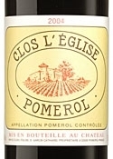 Clos L'eglise 2008, Pomerol Bottle