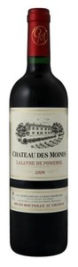 Château Des Moines 2009, Lalande De Pomerol Bottle