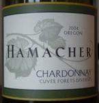 Hamacher Chardonnay Cuvée Forêts Diverses 2009, Willamette Valley Bottle