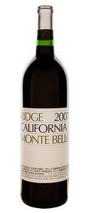 Ridge Vineyards Monte Bello 2007, Santa Cruz Mountains Bottle
