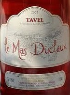 Le Mas Duclaux Tavel Rosé 2011, Ac Bottle