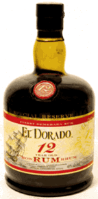 El Dorado 12 Year Old Rum, Guyana Bottle