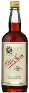 Old Sam Rum Bottle