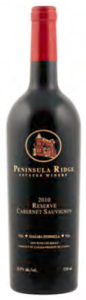 Peninsula Ridge Reserve Cabernet Sauvignon 2010, VQA Niagara Peninsula Bottle