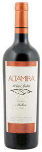 Altamira De Los Andes Reserve Malbec 2009, Uco Valley, Mendoza Bottle