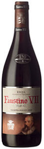 Faustino Vii Tempranillo 2010, Rioja Bottle