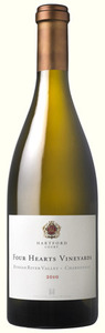 Hartford Four Hearts Vineyards Chardonnay 2010, Russian River Valley, Sonoma County Bottle